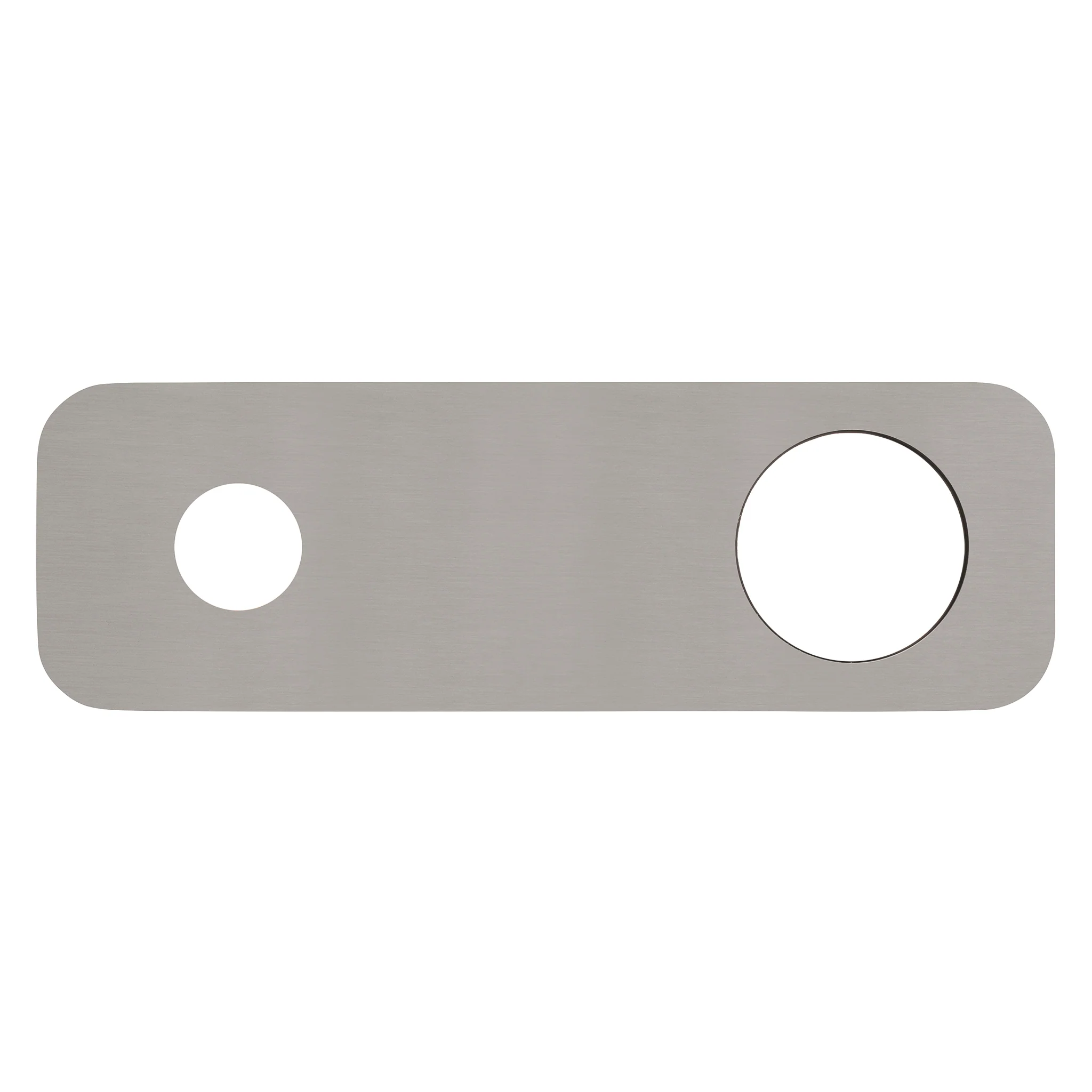 200mm x 65mm Rectangular Plate for Profile III Wall Mixer Set, Brushed SS Nickel