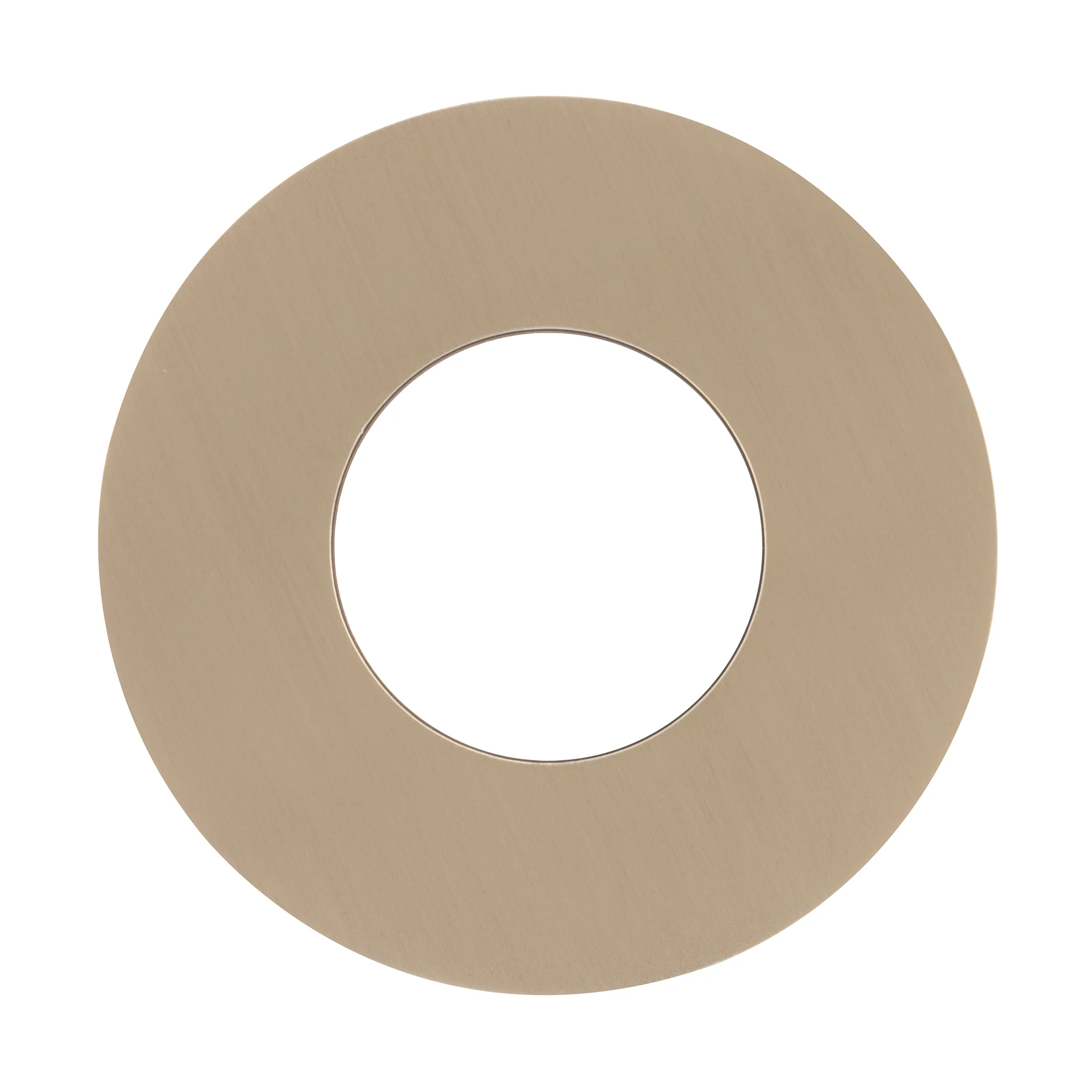 95mm Round Plate for Profile III Shower Mixer, PVD Brushed Brass Gold