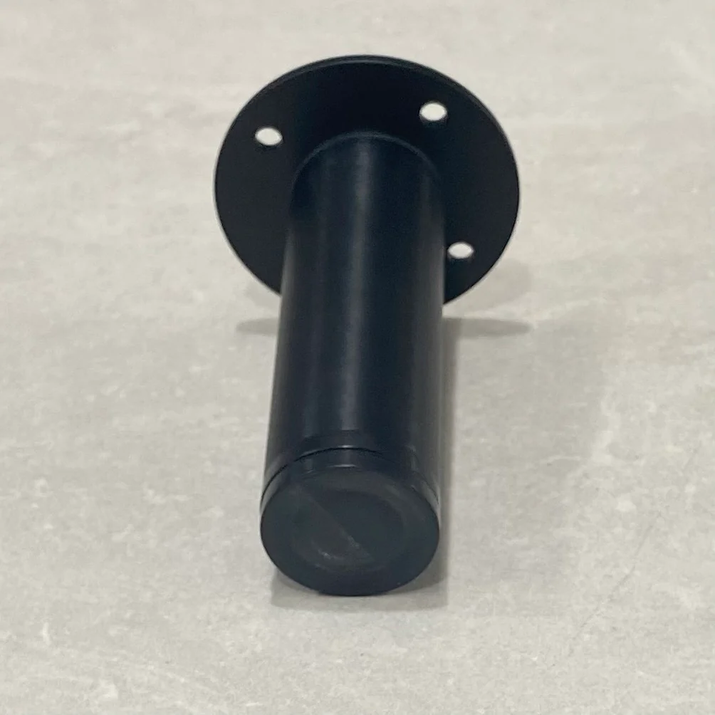 Adjustable Round Vanity Legs | Matte Black | Set of 4, 115mm to 175mm height - Image 3