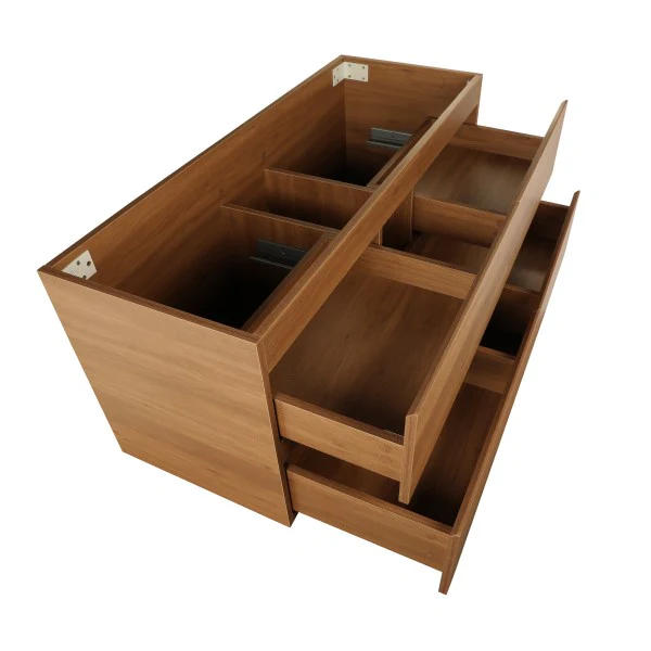 *Clearance* Alles 1200mm Wall Hung Vanity Cabinet | Villara Oak Woodgrain | - Image 4