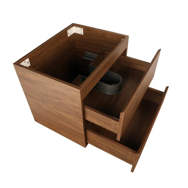 *Clearance* Alles 600mm Wall Hung Vanity Cabinet | Acacia Ash Woodgrain | - Image 4
