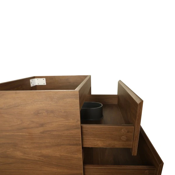 *Clearance* Alles 600mm Wall Hung Vanity Cabinet | Acacia Ash Woodgrain | - Image 5