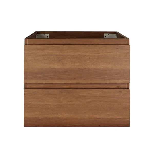 *Clearance* Alles 600mm Wall Hung Vanity Cabinet | Villara Oak Woodgrain | - Image 4