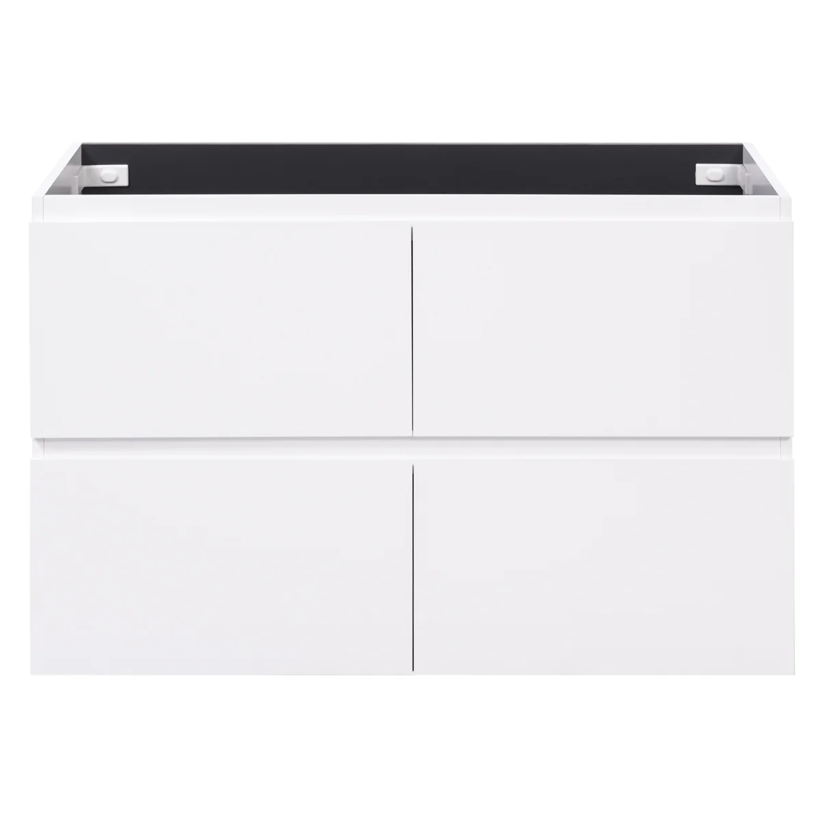 *Clearance* Alles Plus 1200mm Floor Standing Vanity Cabinet | Satin White | - Image 3