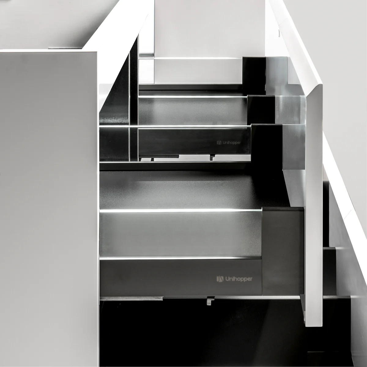 *Clearance* Alles Plus 1200mm Floor Standing Vanity Cabinet | Satin White | - Image 5