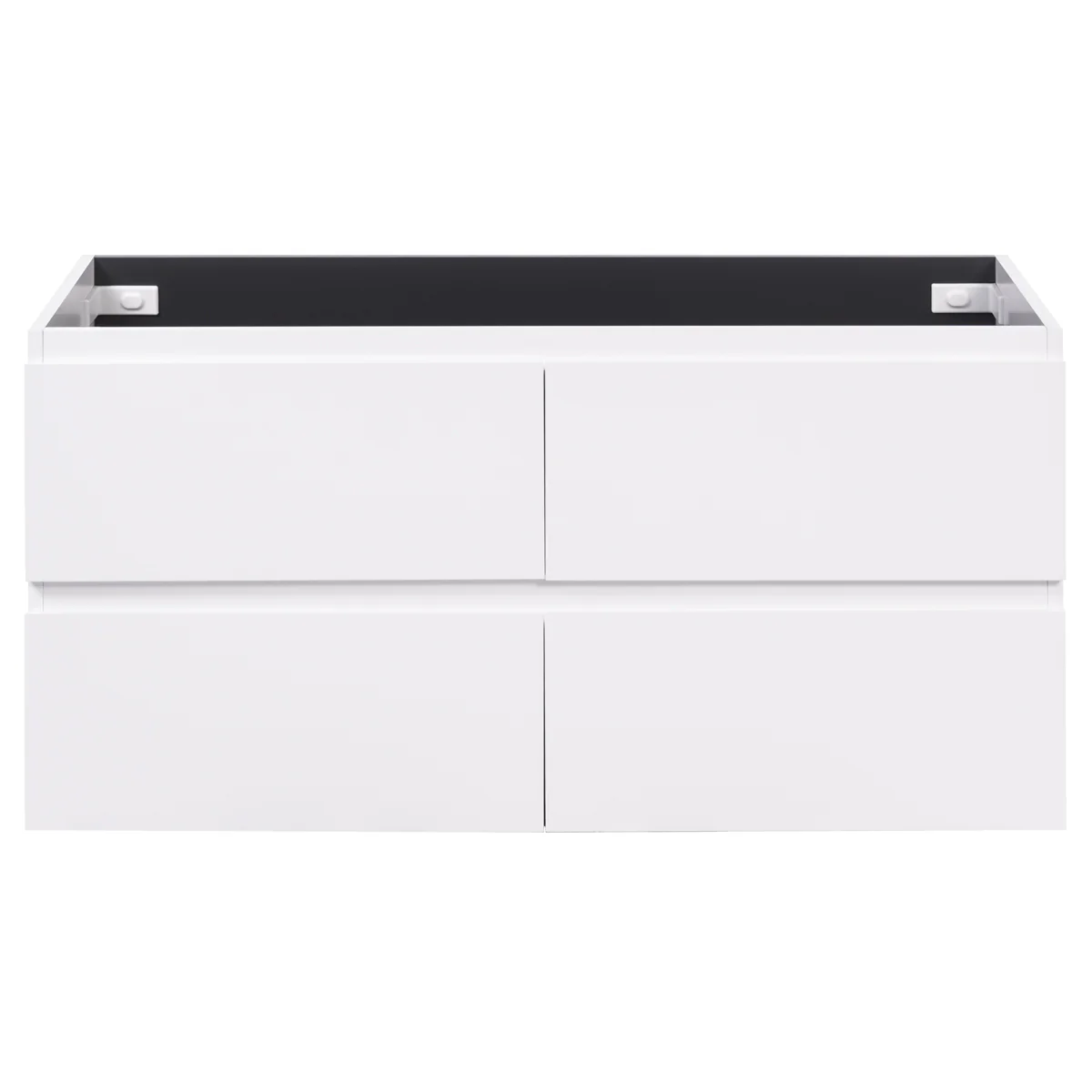 *Clearance* Alles Plus 1200mm Wall Hung Vanity Cabinet | Satin White | - Image 2