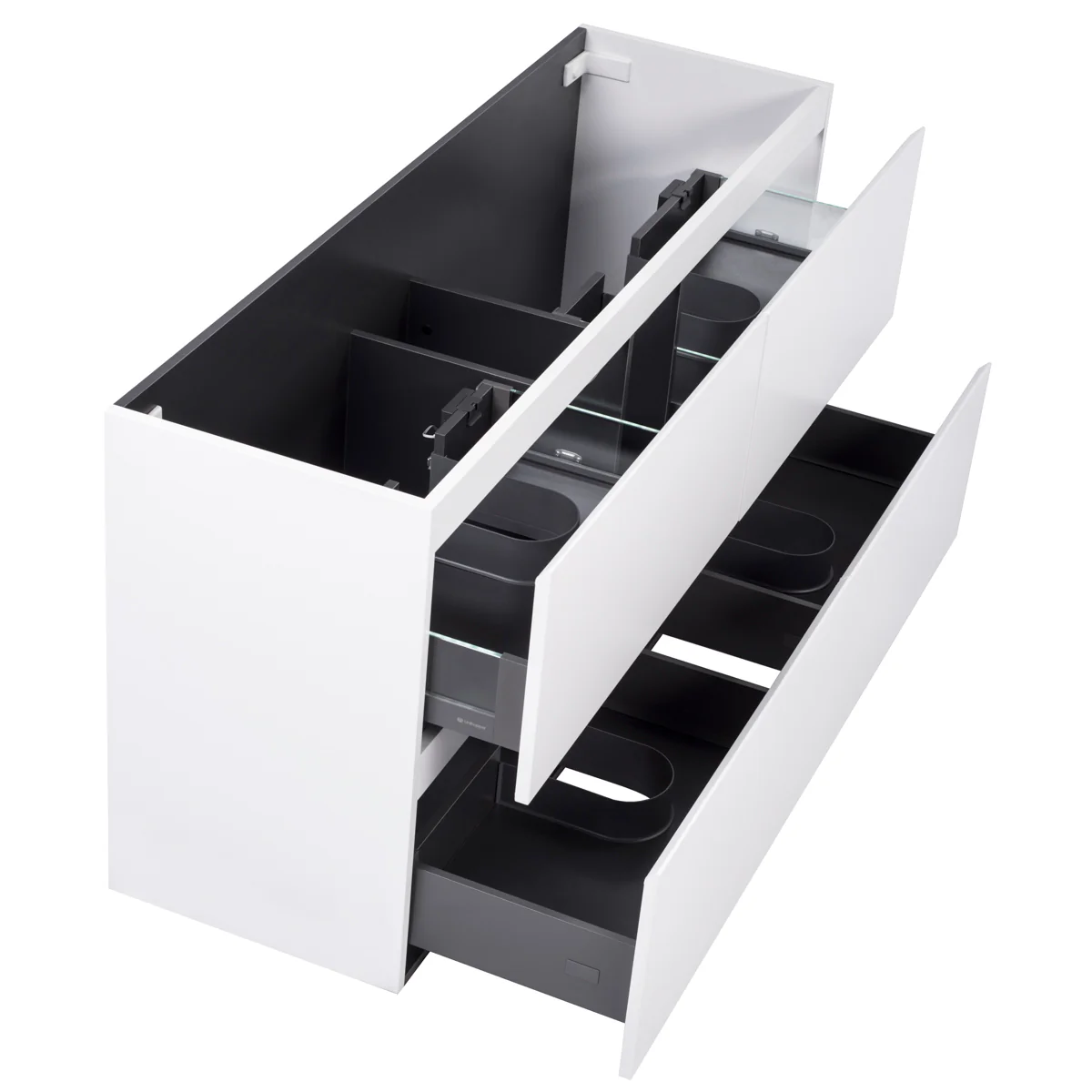*Clearance* Alles Plus 1500mm Floor Standing Vanity Cabinet | Satin White | - Image 3