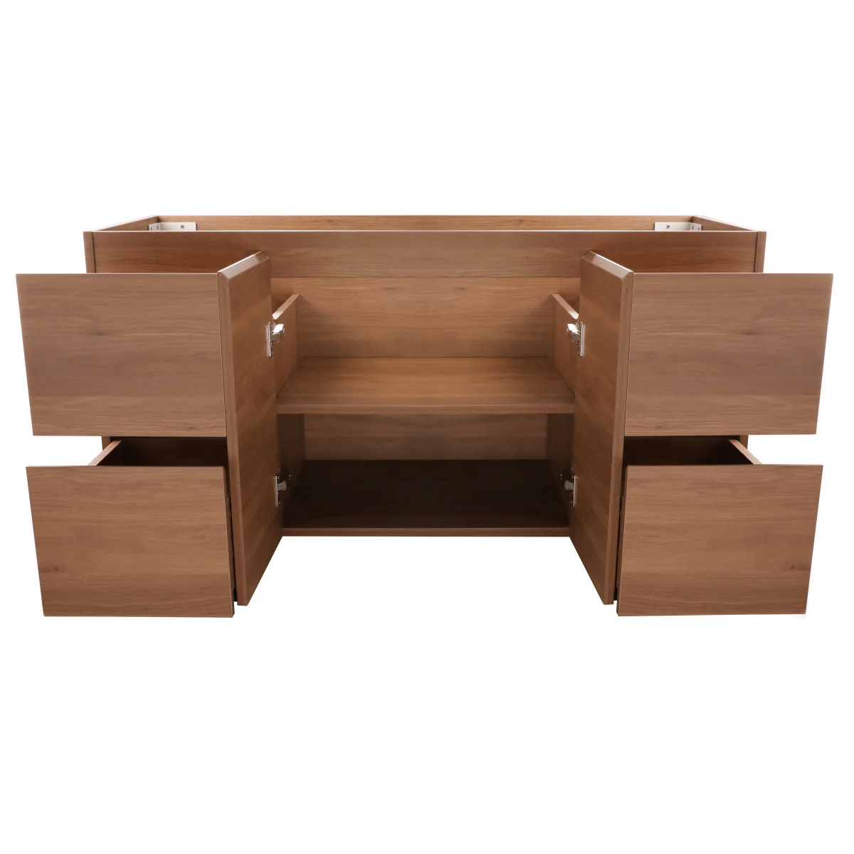 *Clearance* Avisé 1200mm Wall Hung Vanity Cabinet | Villara Oak Woodgrain | - Image 3