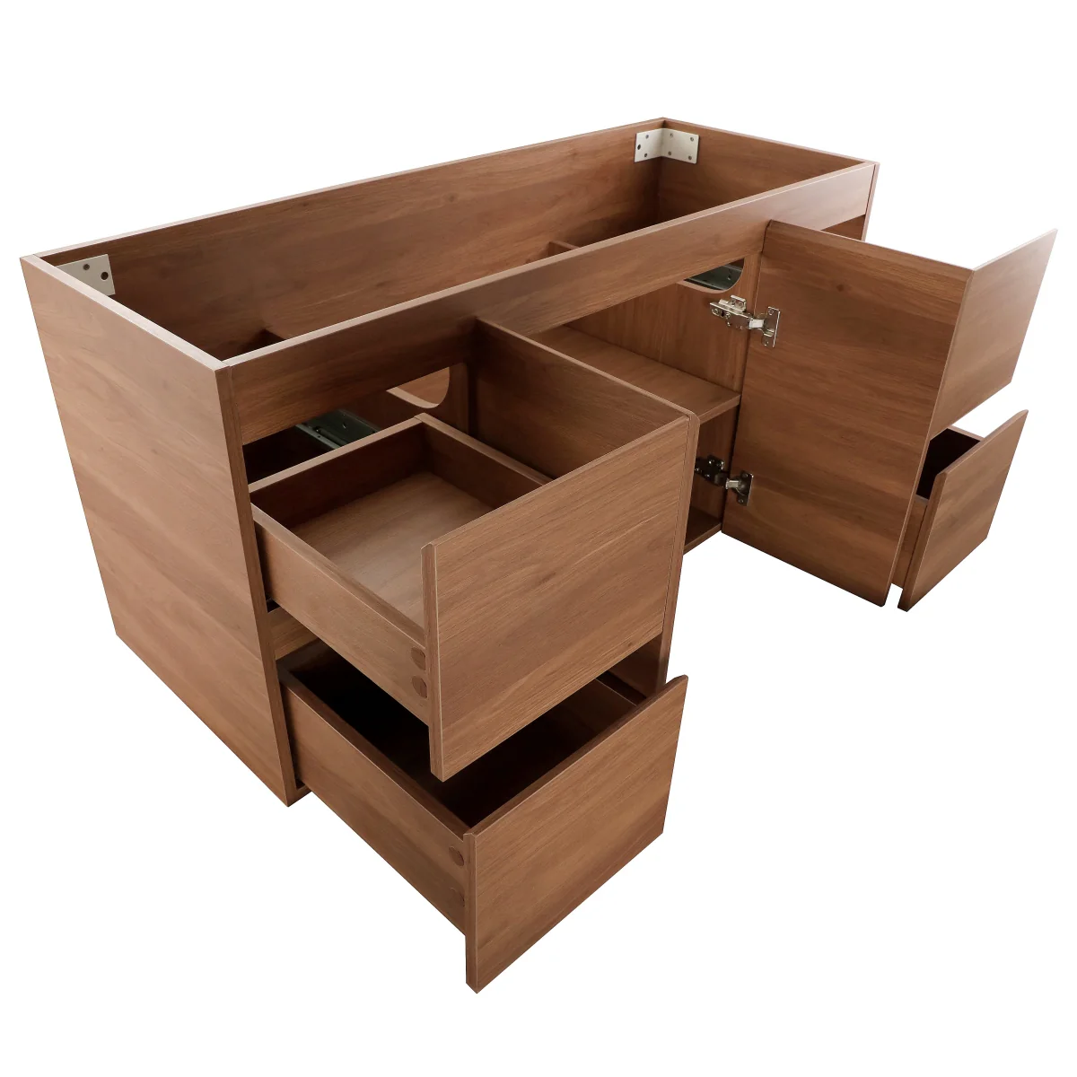 *Clearance* Avisé 1200mm Wall Hung Vanity Cabinet | Villara Oak Woodgrain | - Image 5