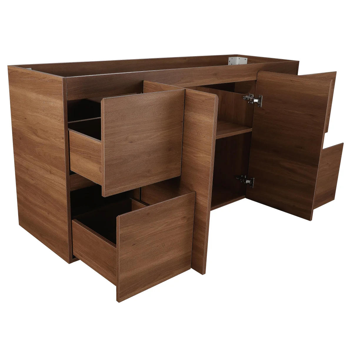*Clearance* Avisé 1500mm Floor Standing Vanity Cabinet | Villara Oak Woodgrain | - Image 3