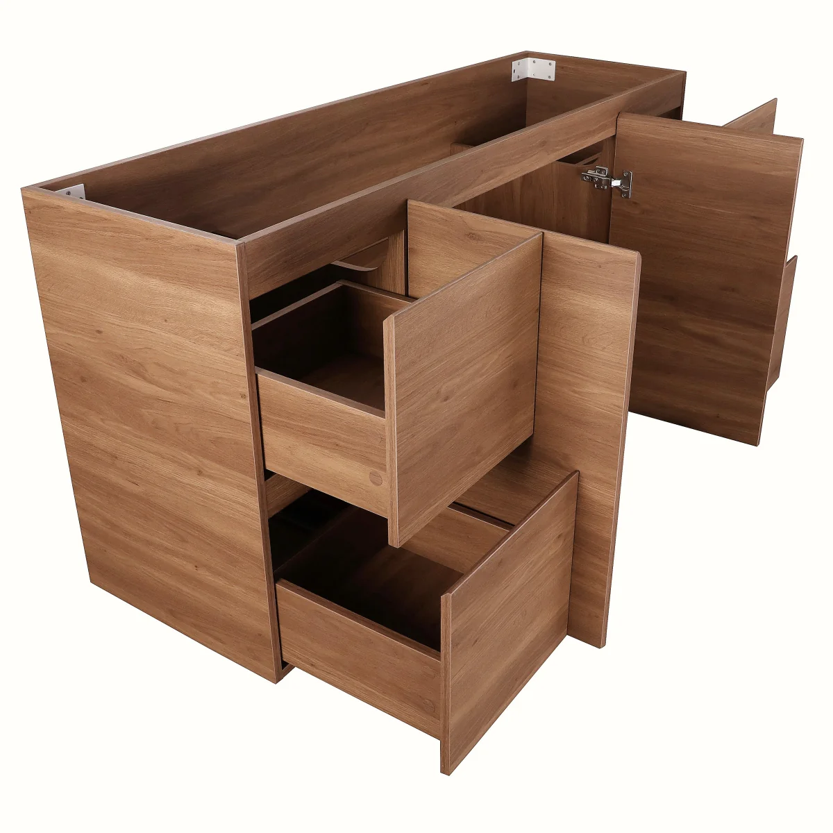 *Clearance* Avisé 1500mm Floor Standing Vanity Cabinet | Villara Oak Woodgrain | - Image 4