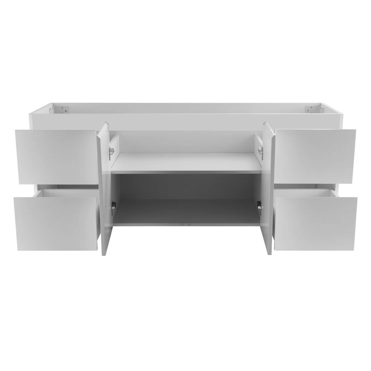 Avisé 1500mm Wall Hung Vanity Cabinet | Gloss White | - Image 2