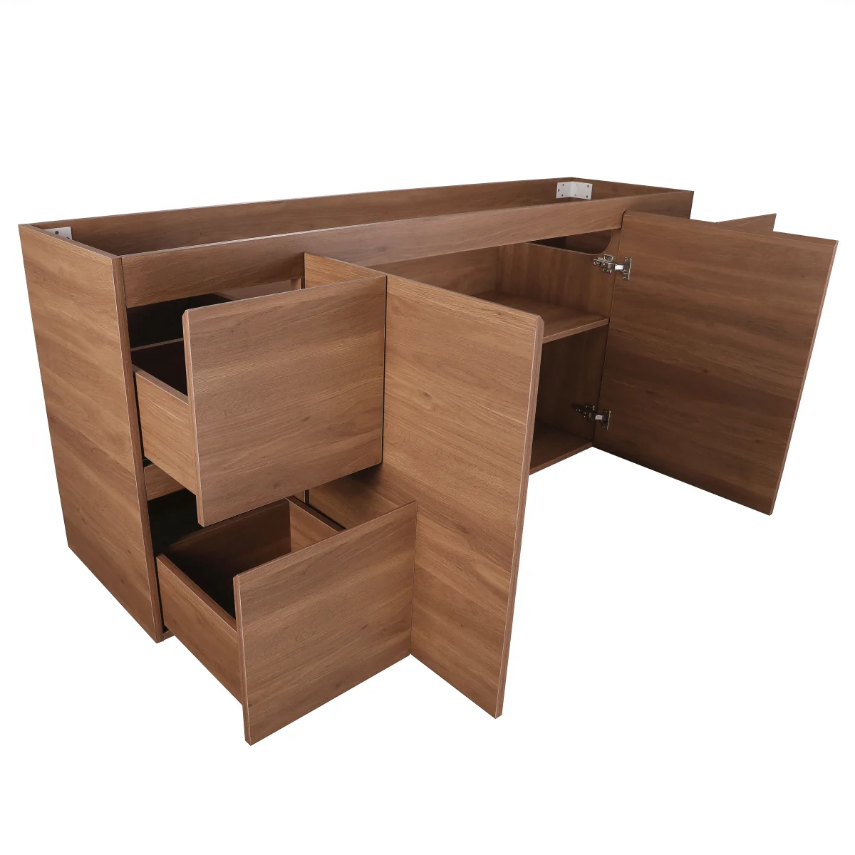 *Clearance* Avisé 1800mm Floor Standing Vanity Cabinet | Villara Oak Woodgrain | - Image 3