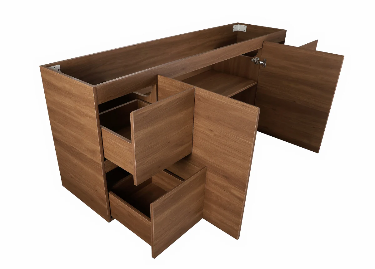 *Clearance* Avisé 1800mm Floor Standing Vanity Cabinet | Villara Oak Woodgrain | - Image 4