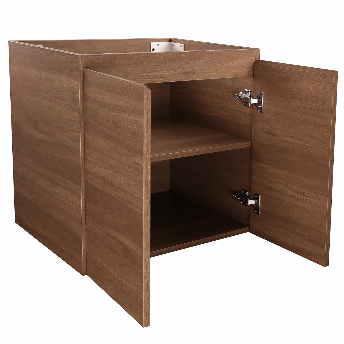 *Clearance* Avisé 600mm Wall Hung Vanity Cabinet | Villara Oak Woodgrain | - Image 4