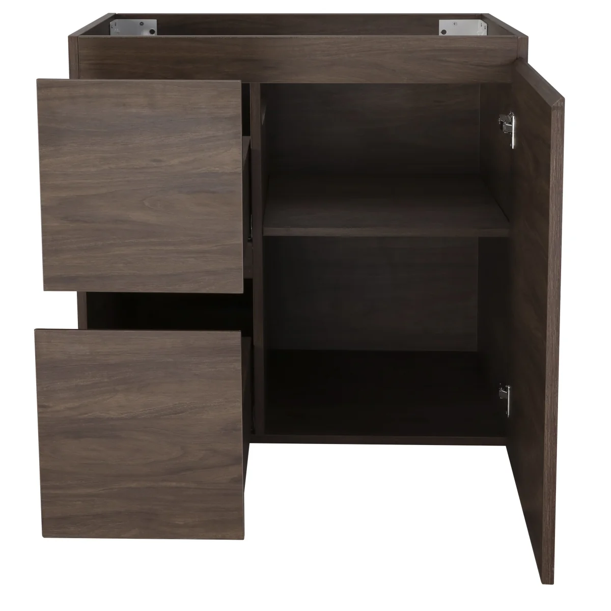 *Clearance* Avisé 750mm Floor Standing Vanity Cabinet with Drawers on the Left Side | Acacia Ash Woodgrain | - Image 3