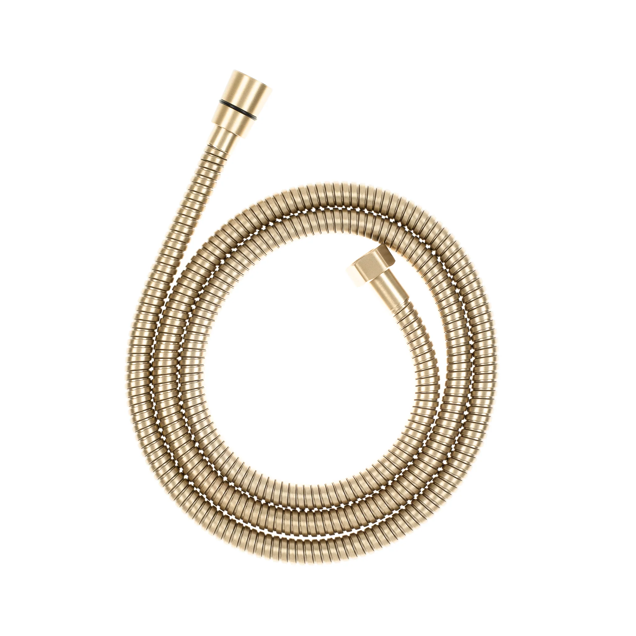 Block Square Hand Shower on Rail, Brushed Brass (Gold) - Image 5
