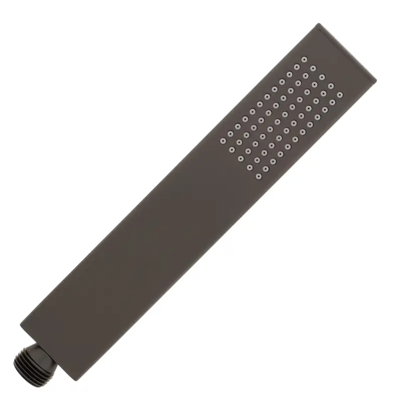 Block Square Hand Shower, Brushed Gunmetal