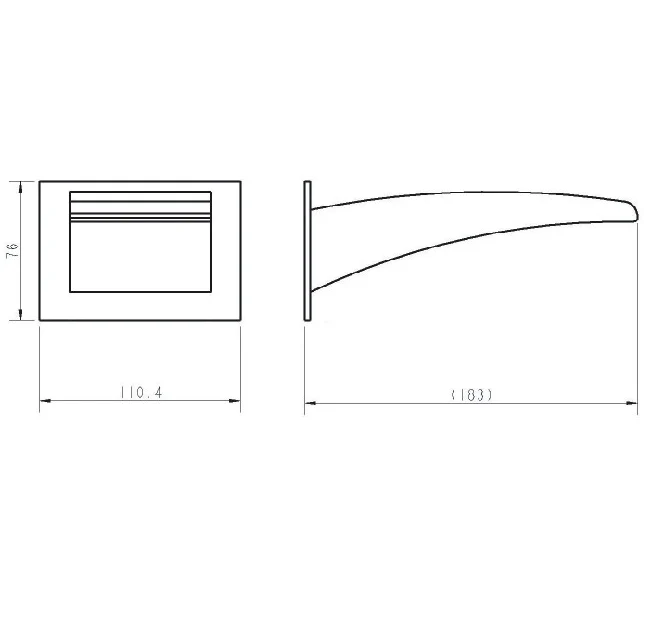 Breeze Bath Spout, Polished Chrome - Image 5