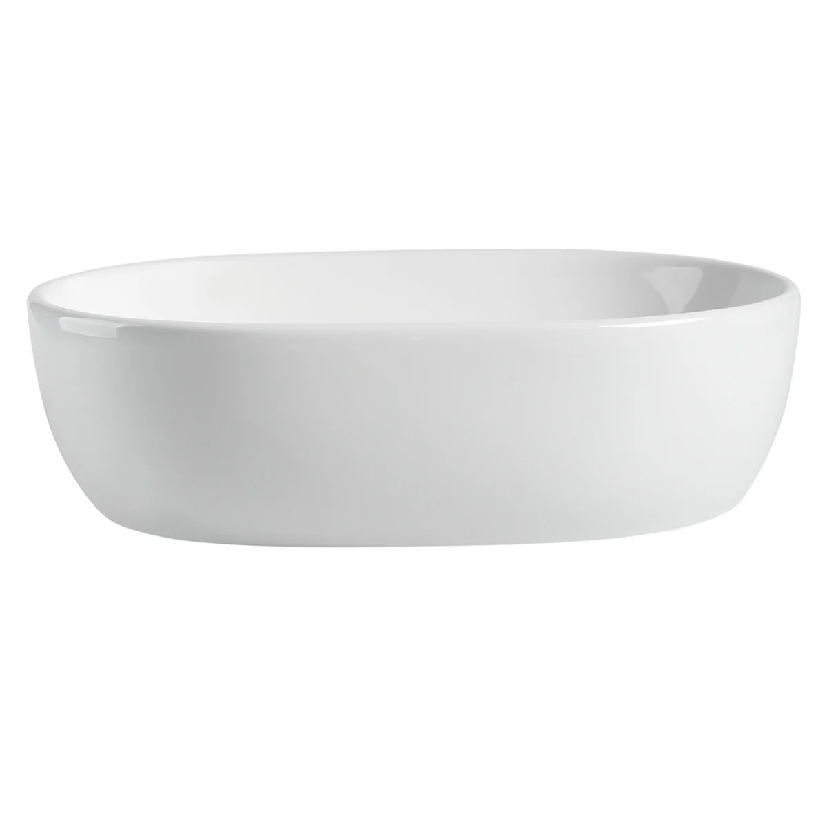 Capsula 480mm x 350mm Above-Counter Basin, Gloss White - Image 3