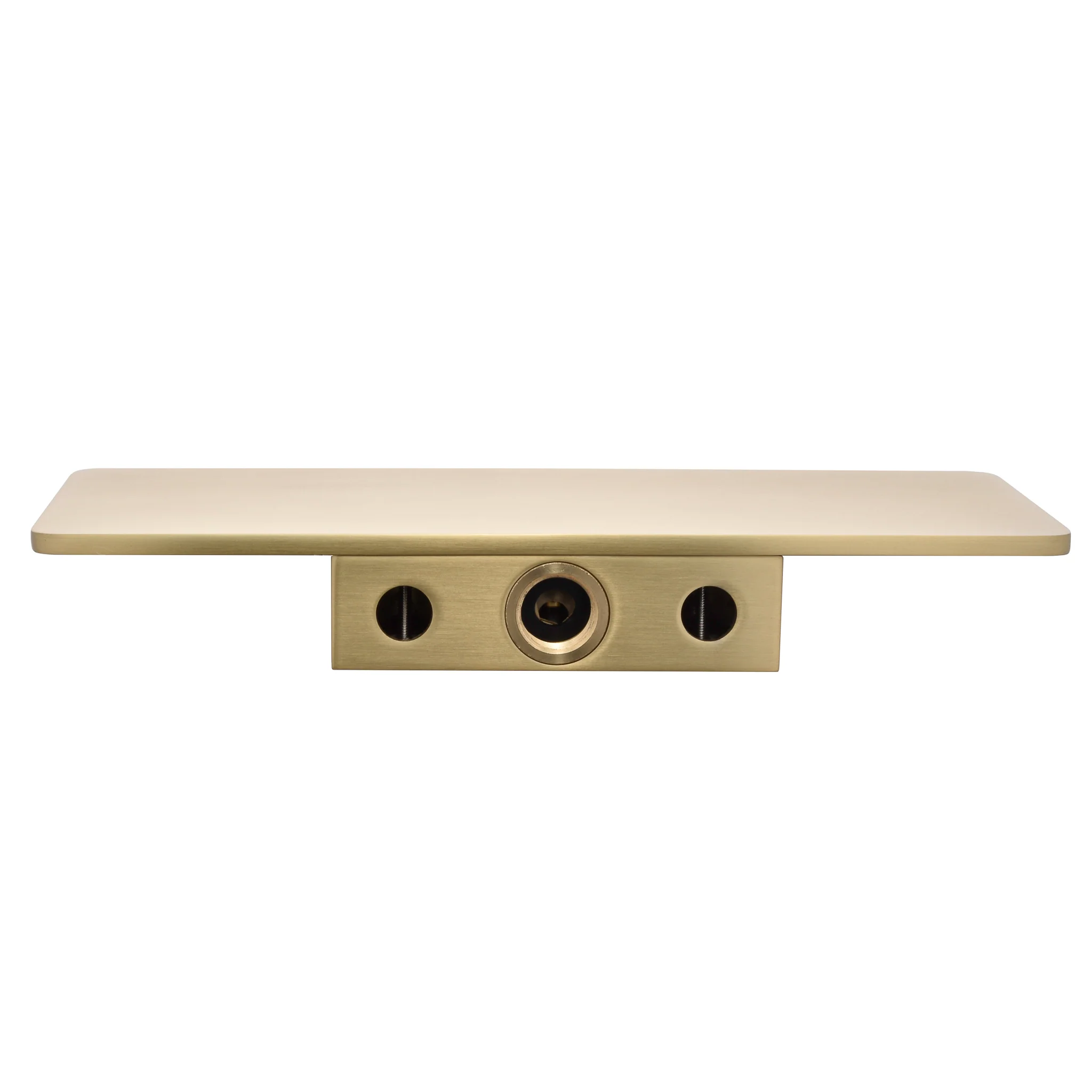 Cascada Shelf Waterfall Bath Spout, Brushed Brass Gold - Image 4