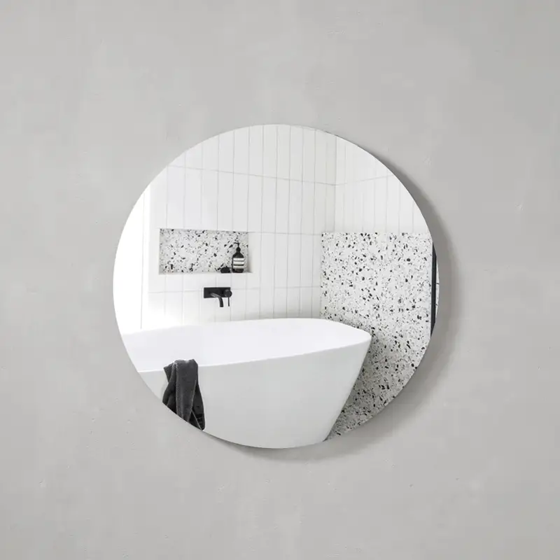 *Clearance* Circa Round 800mm Frameless Mirror with Polished Edge - Image 2
