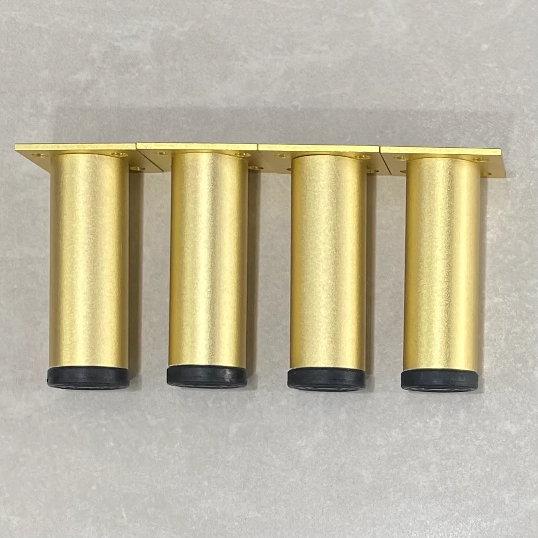 Cylio Round 120mm Vanity Legs | Gold (Brushed Brass) | Set of 4
