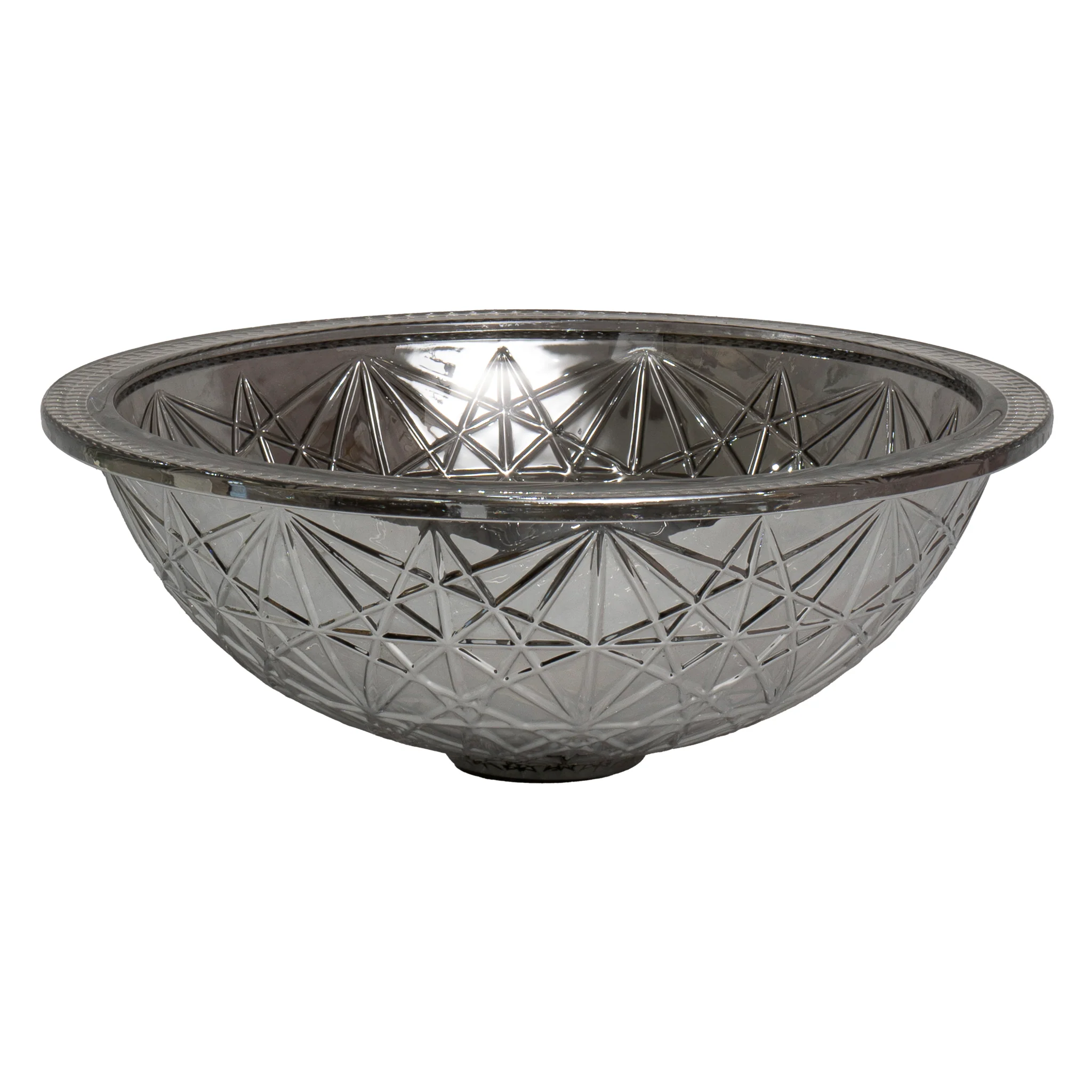 Daal 420mm Under-Counter or Inset Glass Basin, Black Glass - Image 4
