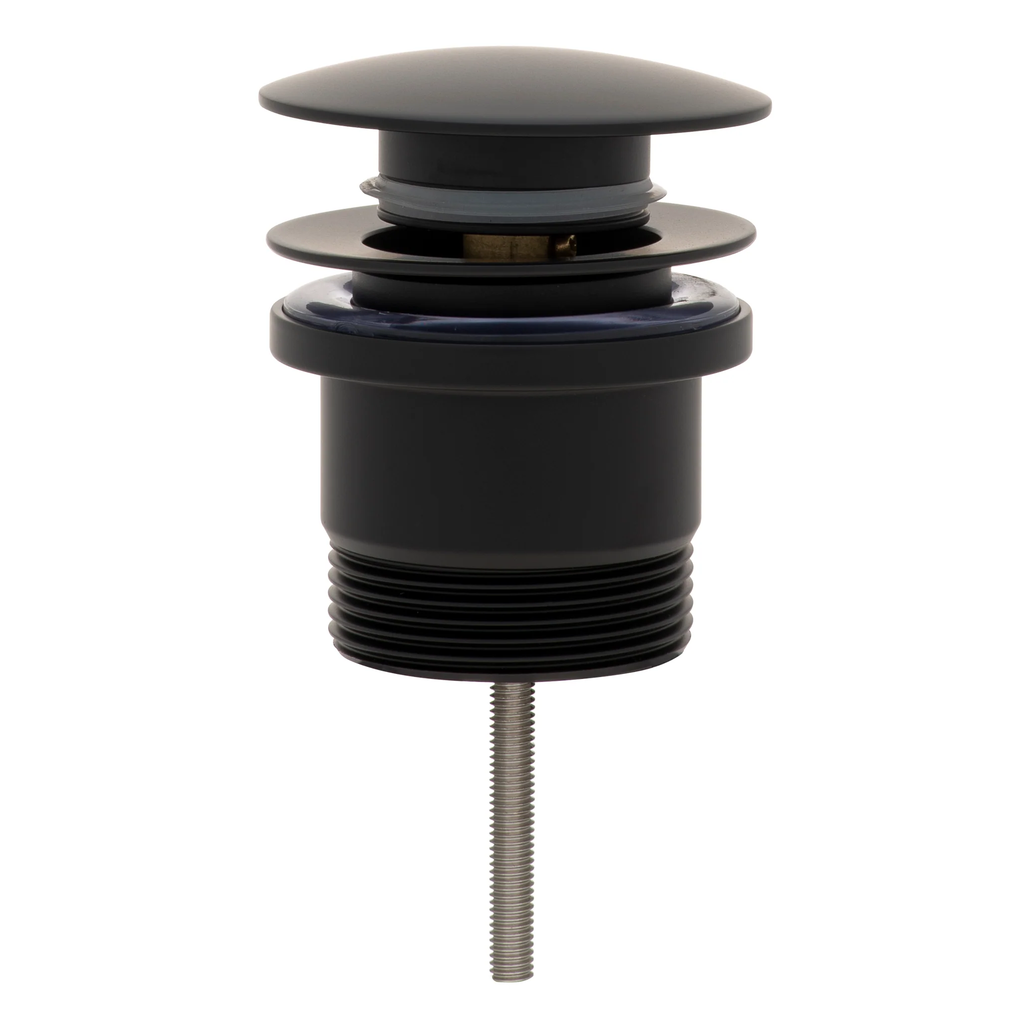 Dome Pop Out Waste, Universal 32mm/40mm, with Pull-Out Basket, Matte Black - Image 2
