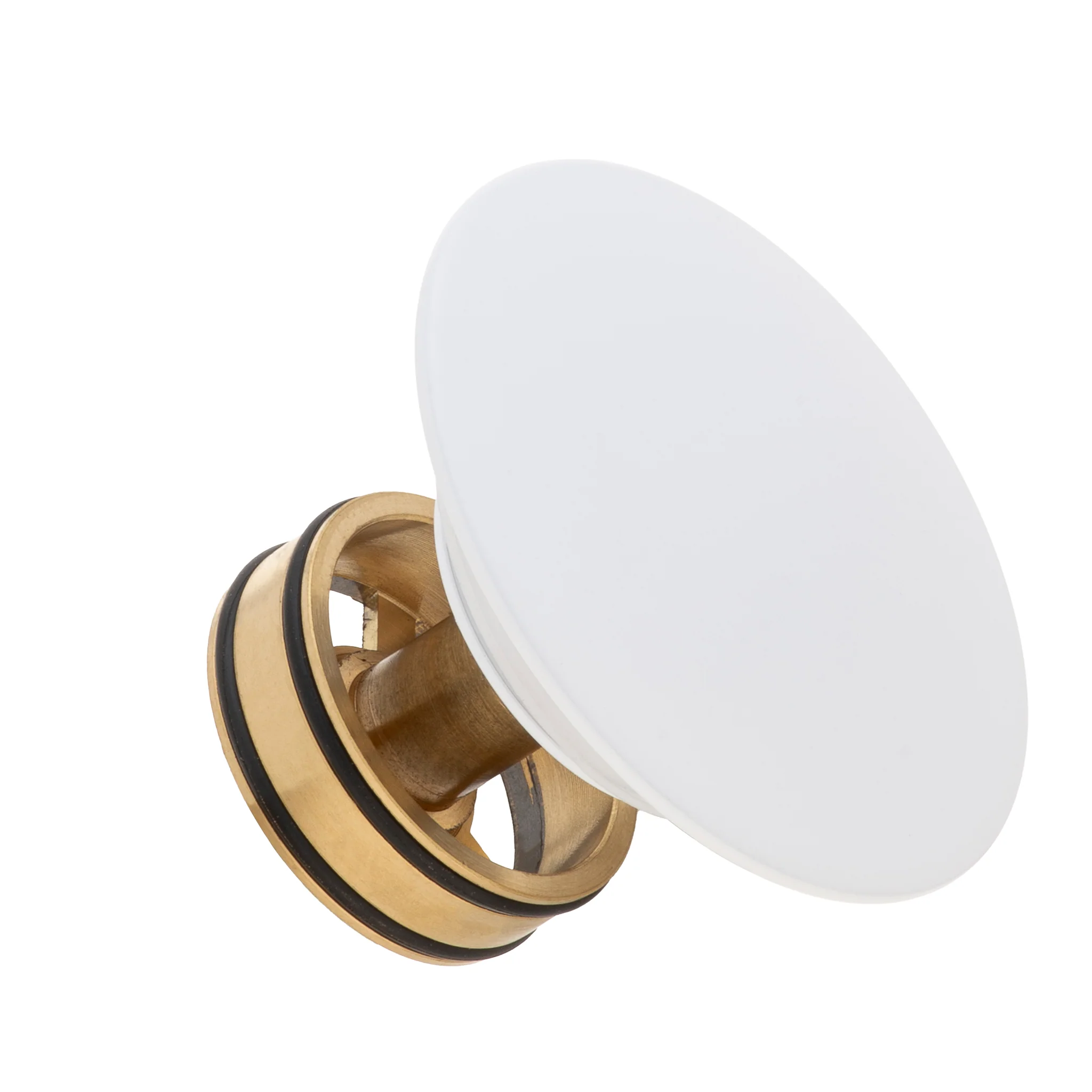 Dome Pop Out Waste, Universal 32mm/40mm, with Pull-Out Basket, Matte White - Image 4