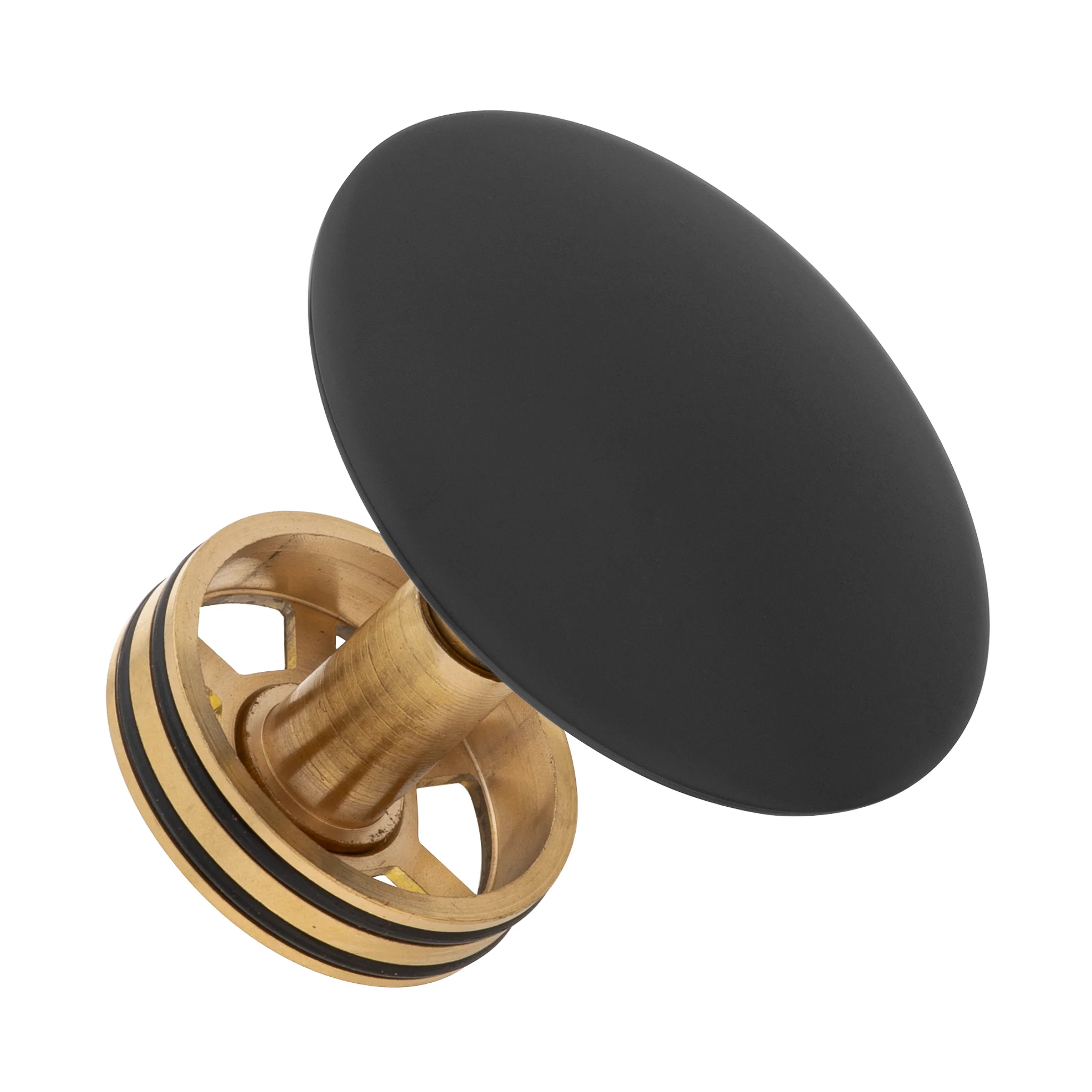 Dome Pop Short Bath Waste 40mm, with Pull-Out Basket, Matte Black - Image 4