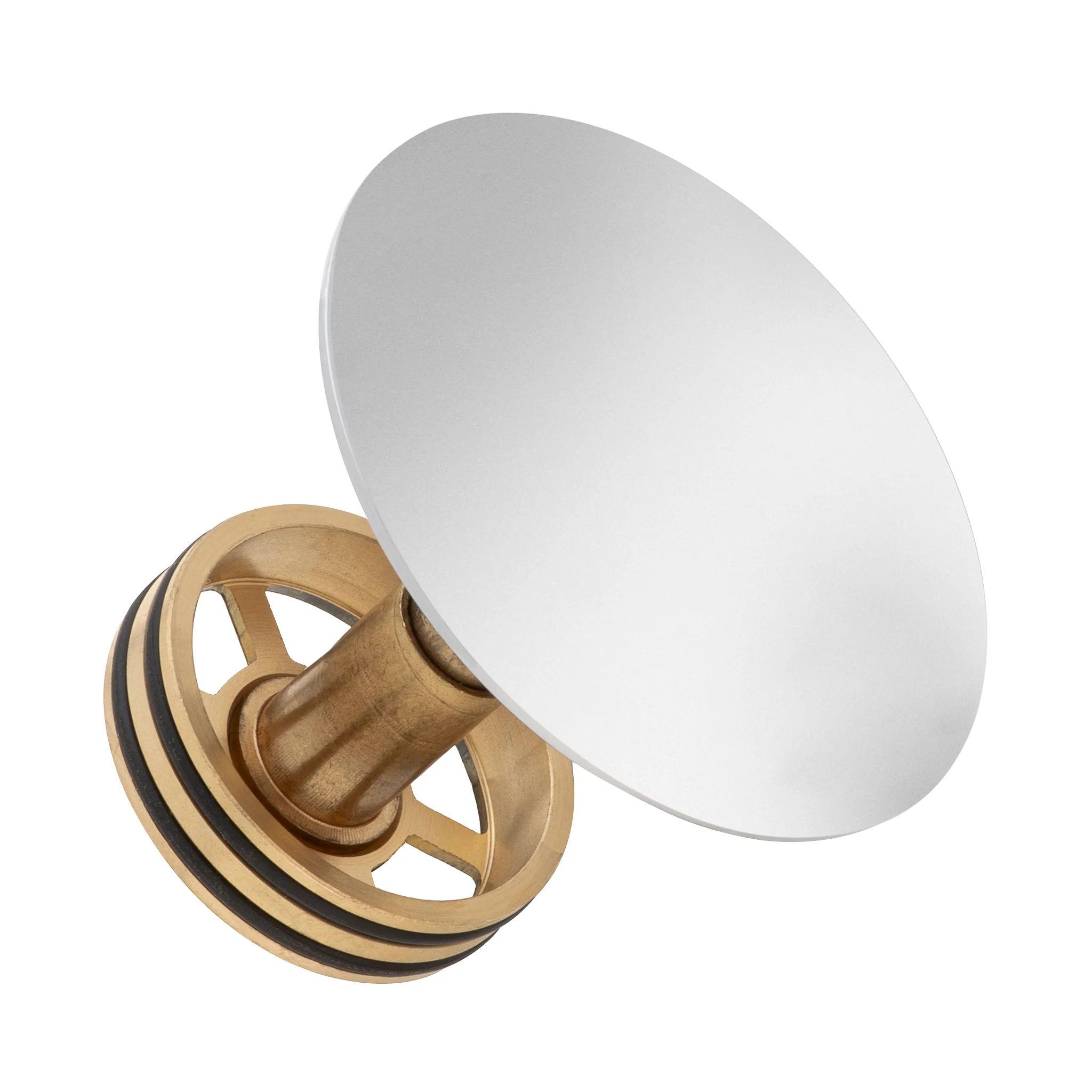 Dome Pop Short Bath Waste 40mm with Overflow and Pull-Out Basket, Polished Chrome - Image 5