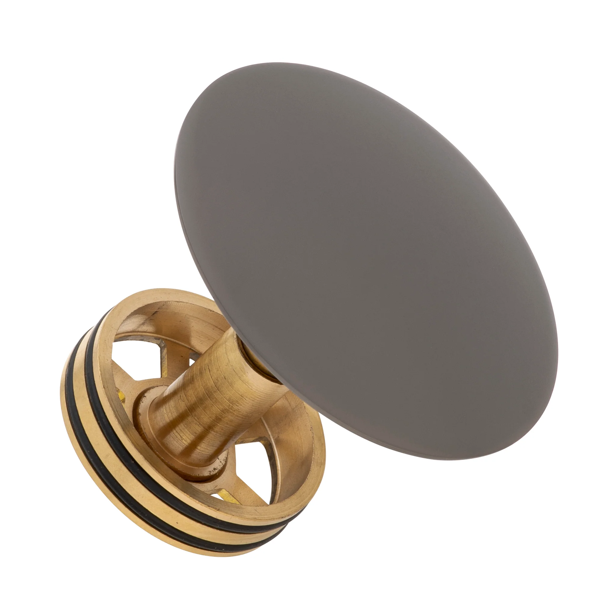 Dome Pop Short Bath Waste 40mm, with Pull-Out Basket, Brushed Gunmetal - Image 4