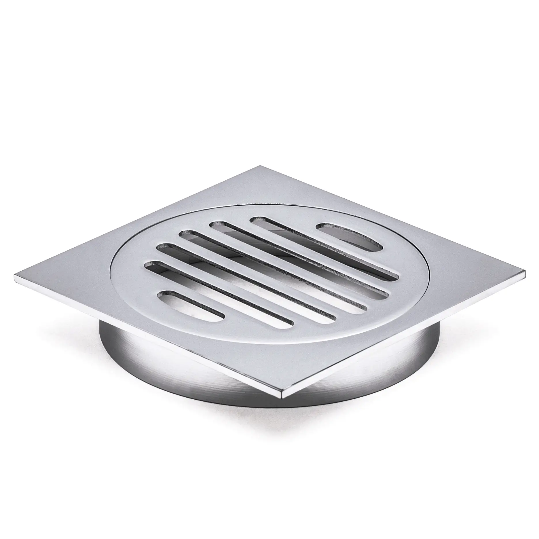Floor Drain with Classic Insert - Floor Waste | 100mm Outlet, Chrome | - Image 3