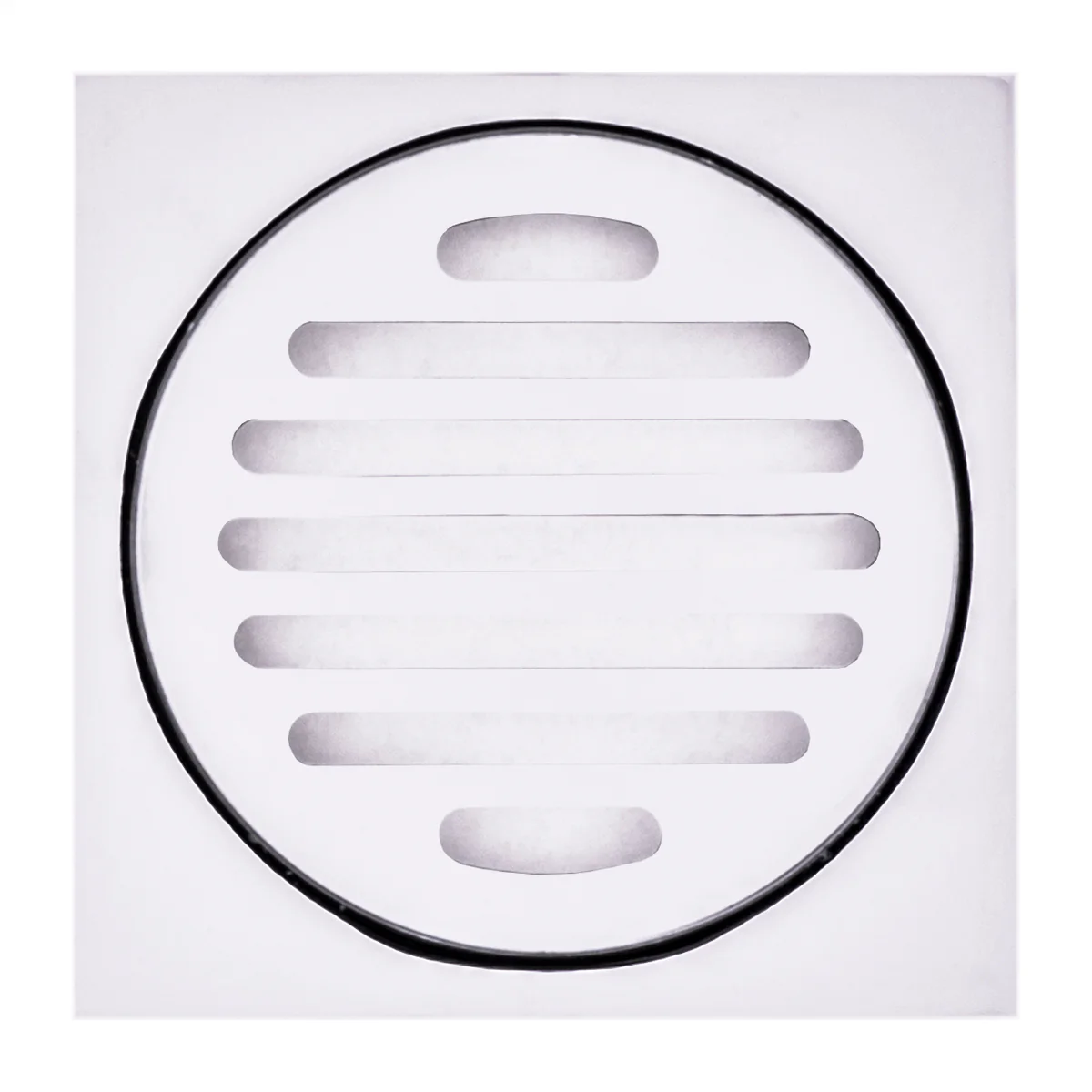 Floor Drain with Classic Insert - Floor Waste | 100mm Outlet, Slim Profile, Chrome | - Image 3