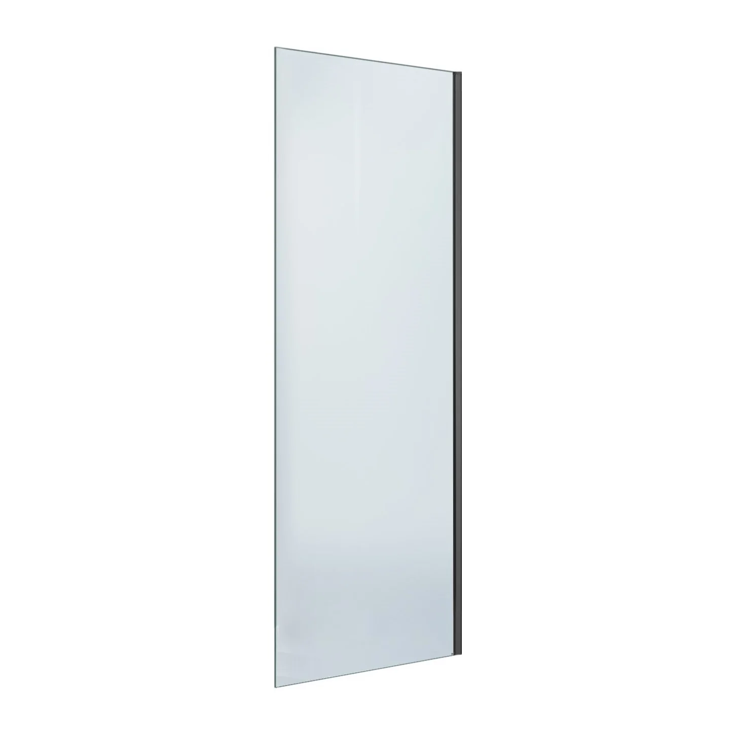 Fresca Fixed Shower Screen Panel for Walk in Shower, Chrome or Black Hardware. Available in 950mm, 1050mm, 1150mm. - Image 7