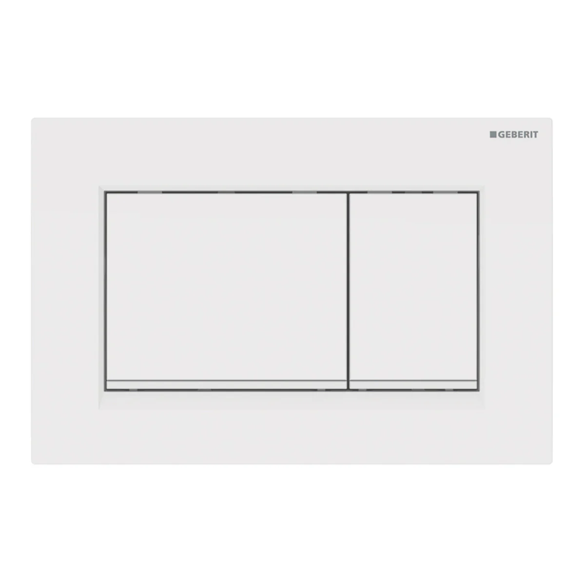 Geberit Sigma30 Dual Flush Button & Access Plate, White