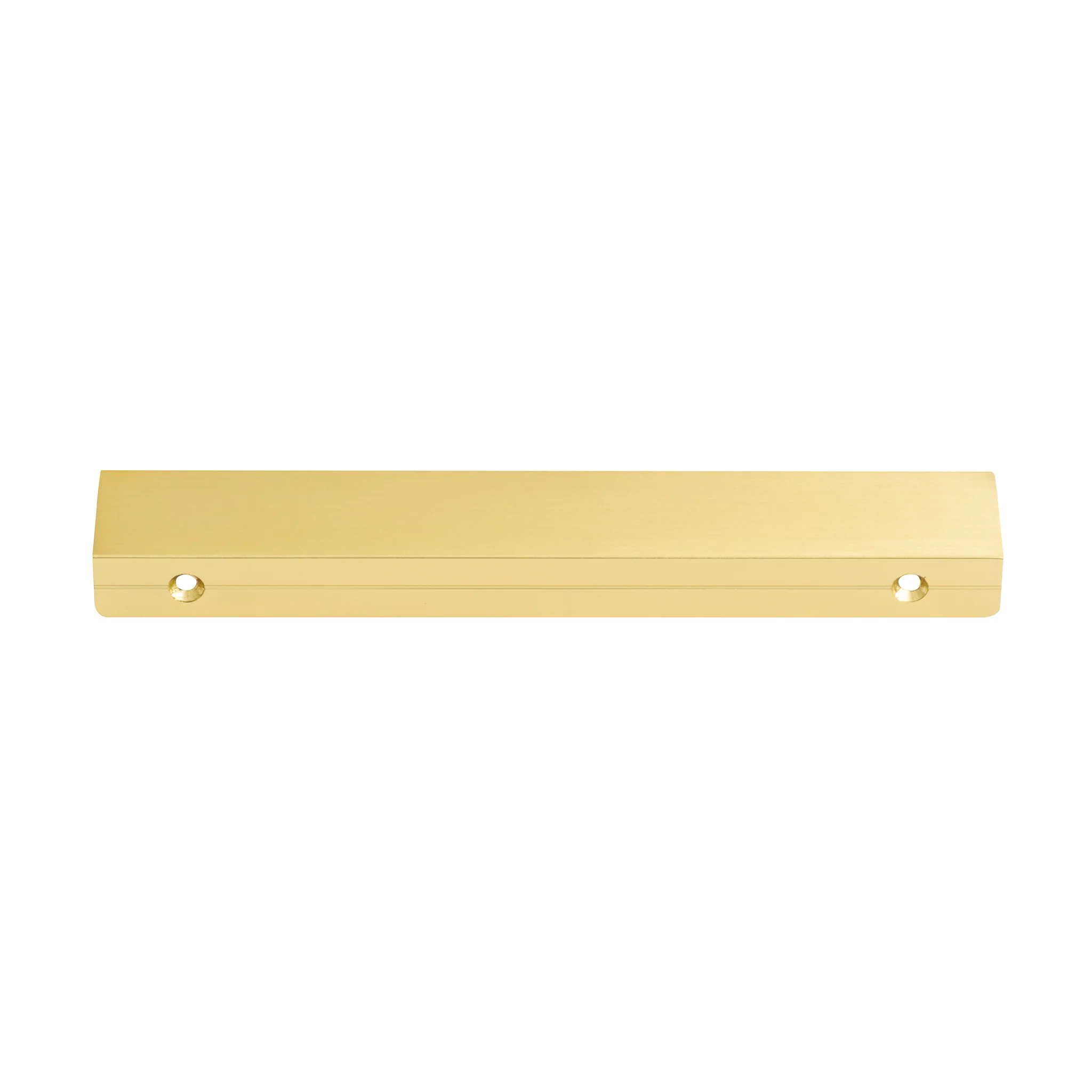 Hiku Pull Vanity Handle - Brushed Golden Brass - Image 8