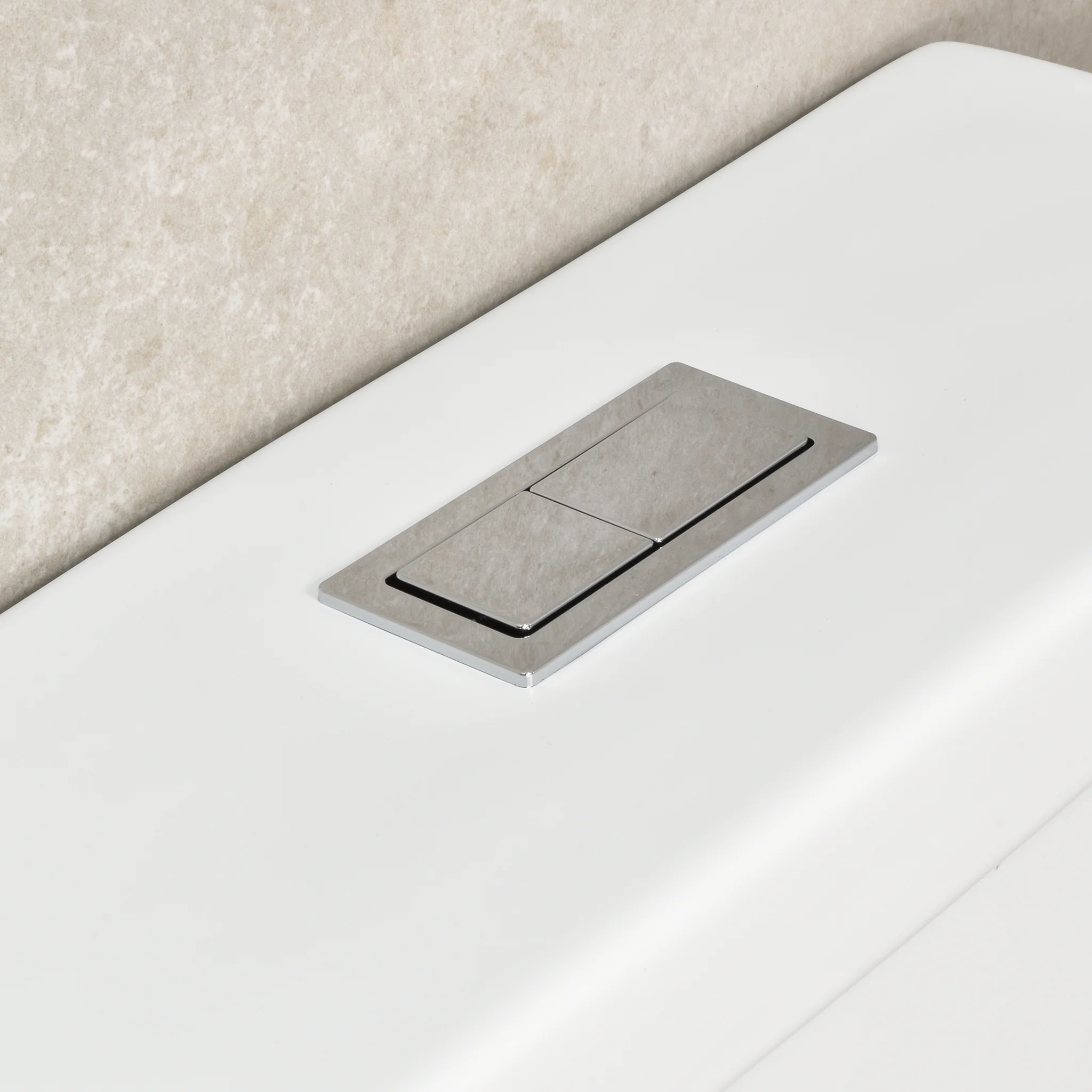 Hysett Q Back to Wall Toilet Suite, Matte White - Image 7