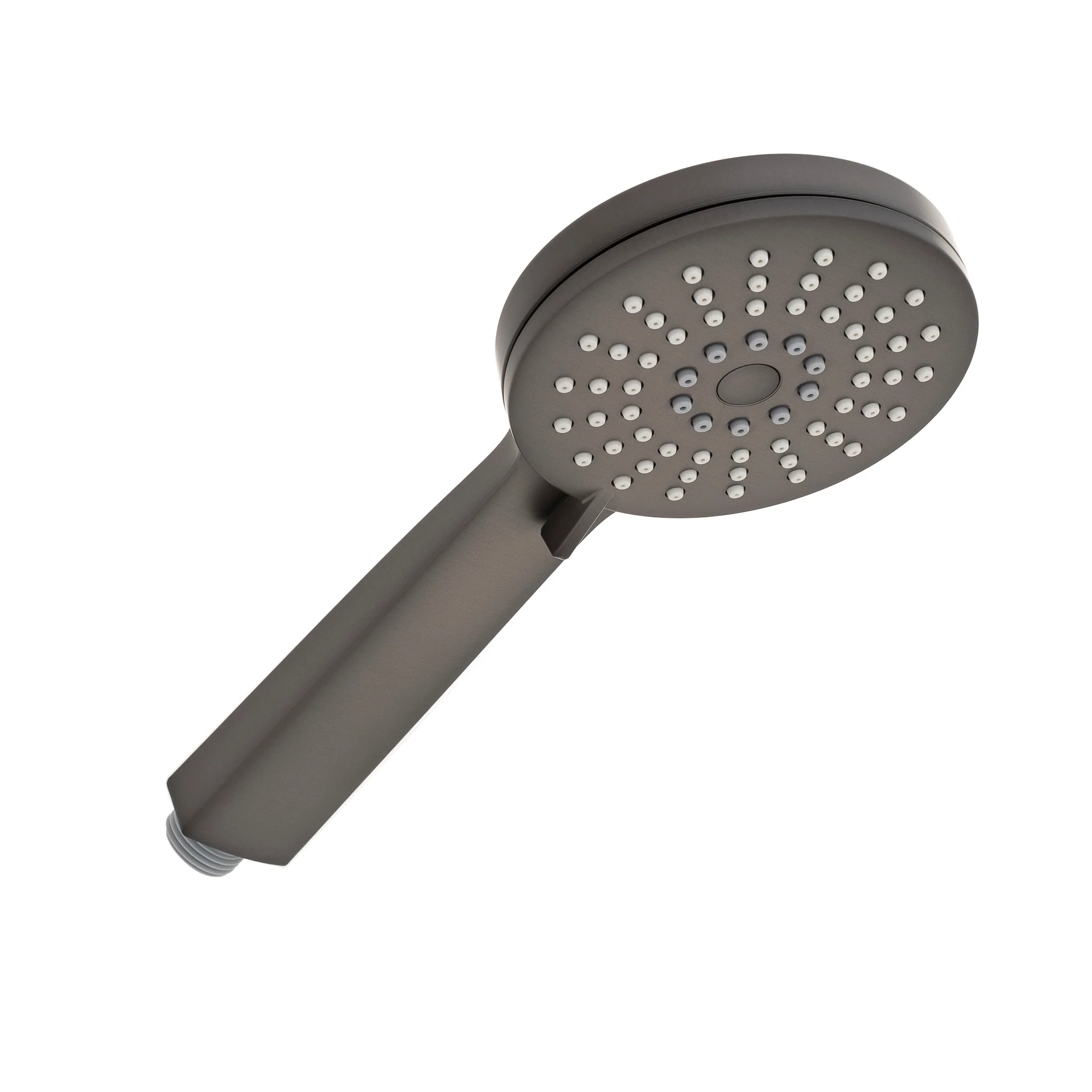 Jena Round Twin Shower System with Adjustable Rail, Push Button Diverter and 250mm Head, Brushed Gunmetal - Image 6