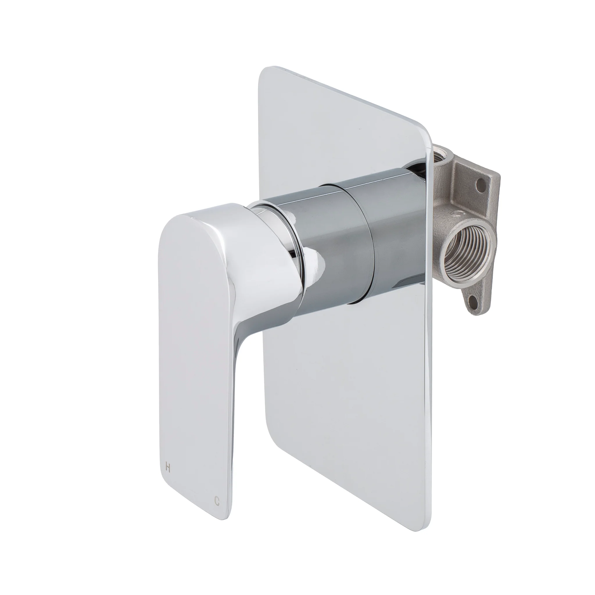 Jena Shower/ Bath Wall Mixer, Polished Chrome - Image 2
