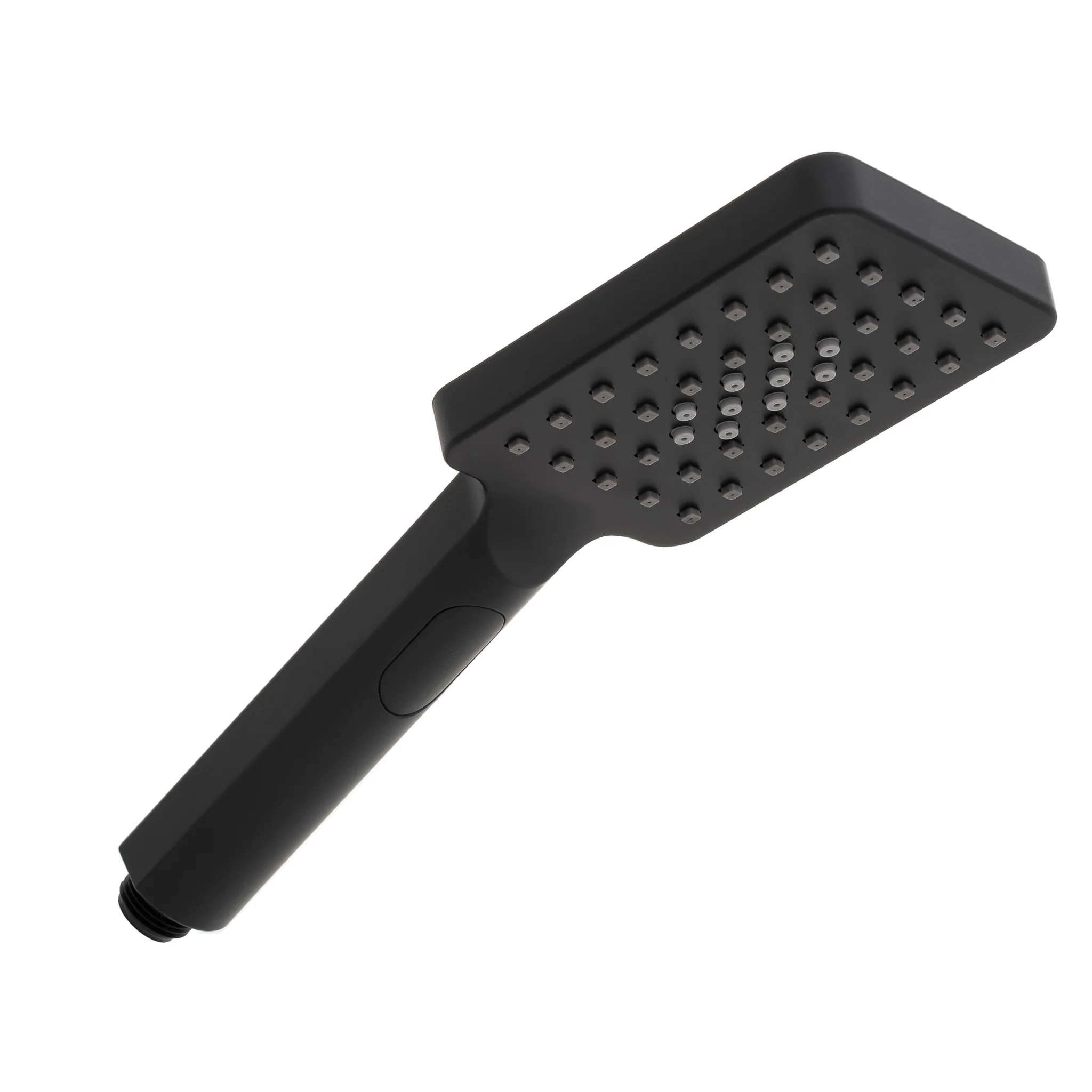 Jena Square Twin Shower System with Adjustable Rail, Push Button Diverter and 250mm Head, Matte Black - Image 6
