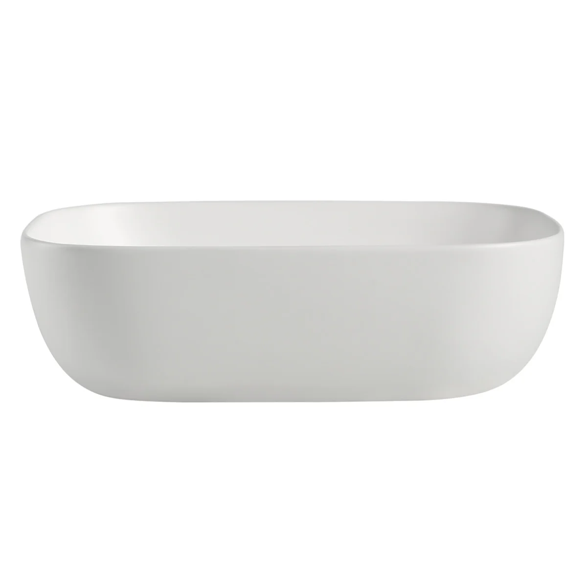 Julio 455mm x 325mm Above-Counter Basin, Matte White - Image 4