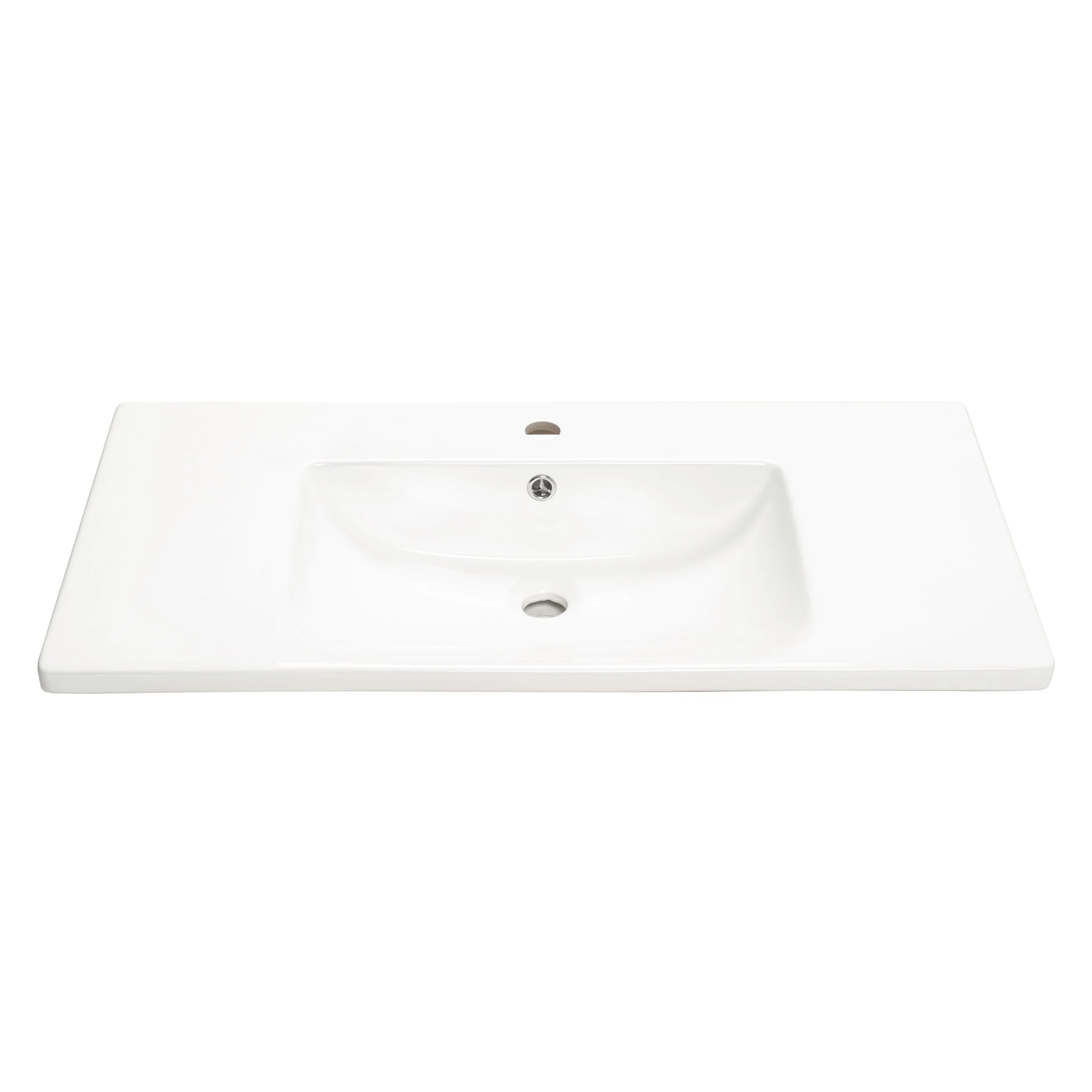 Kaku 900mm Vanity Top with Integrated Sink and Overflow, Matte White - Image 5