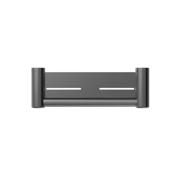 Nero Mecca Care 25mm Grab Rail With Shelf 300mm | Gun Metal | - Image 2