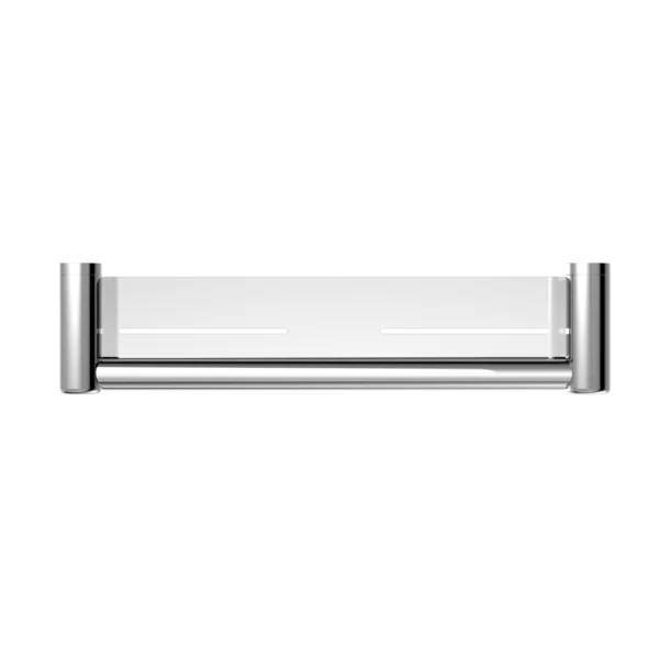 Nero Mecca Care 25mm Grab Rail With Shelf 450mm | Chrome | - Image 2