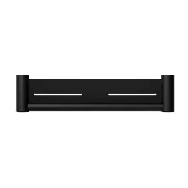Nero Mecca Care 25mm Grab Rail With Shelf 450mm | Matte Black | - Image 2