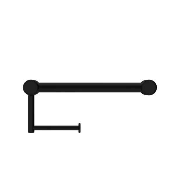 Nero Mecca Care 25mm Toilet Roll Rail 300mm | Matte Black | - Image 2
