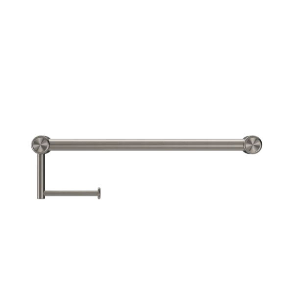 Nero Mecca Care 25mm Toilet Roll Rail 450mm | Brushed Nickel | - Image 2