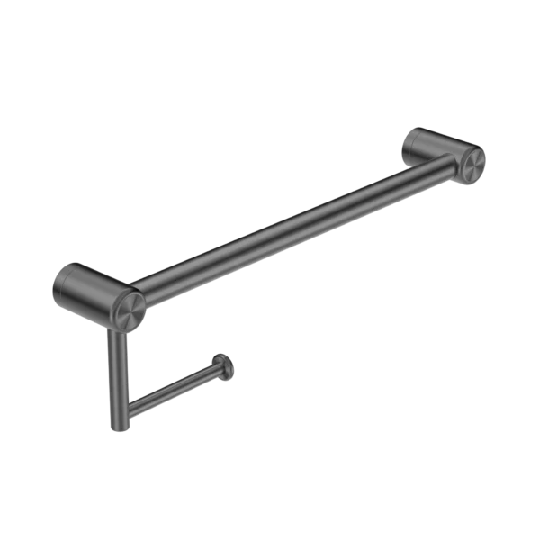 Nero Mecca Care 25mm Toilet Roll Rail 450mm | Gun Metal |